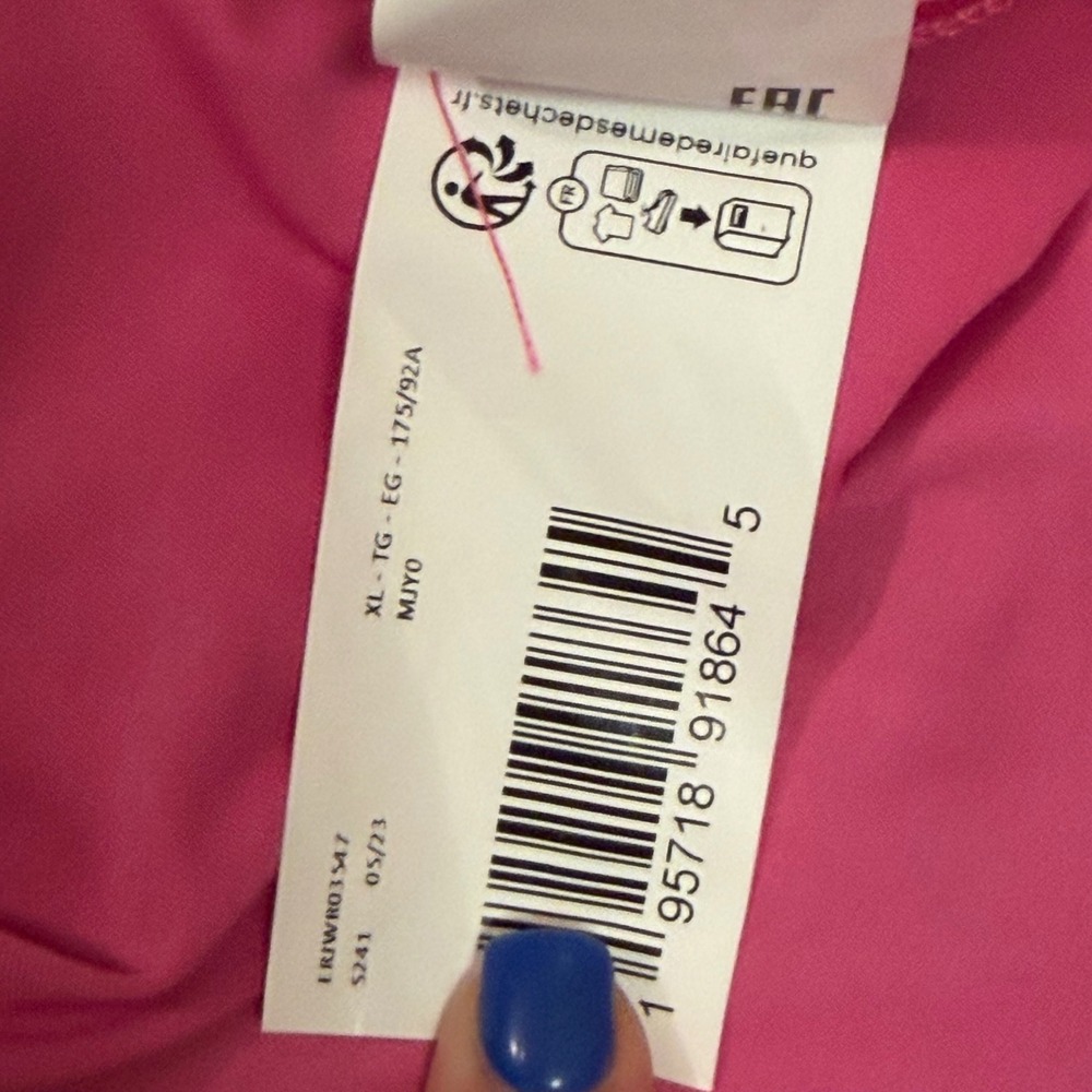 Roxy Pink Long Sleeve Rash Guard - Picture 8 of 8